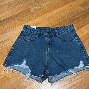 High rise mom shorts.